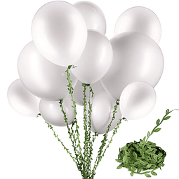 58 globos blancos de 12 pulgadas, 18 pulgadas, 36 pulgadas,