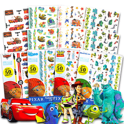 pieza Pixar Ultimate Party Favors ~ Más de 200 tatuajes temp