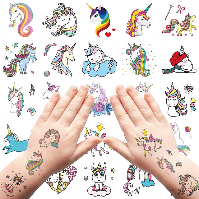 Tatuajes Temporales Regalo para Niños Niñas 25 Estilos Niños