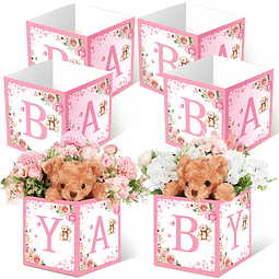 6 Piezas Decoraciones para Fiestas de Baby Shower Cajas de F