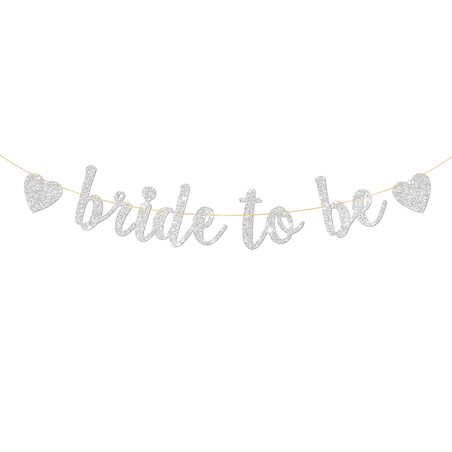 Bride To Be BannerSign Garland para compromiso/despedida de