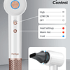 Secador de pelo iónico de alta velocidad con difusor, secado