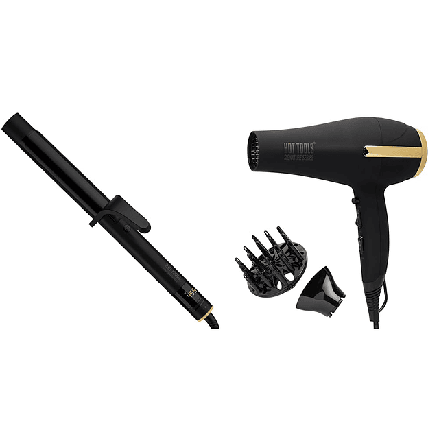 Hot Tools Pro Artist Black Gold 1-1/4" rizador digital y sec