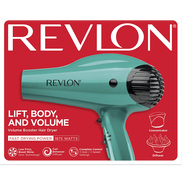 Secador de pelo potenciador de volumen Revlon | 1875W para e