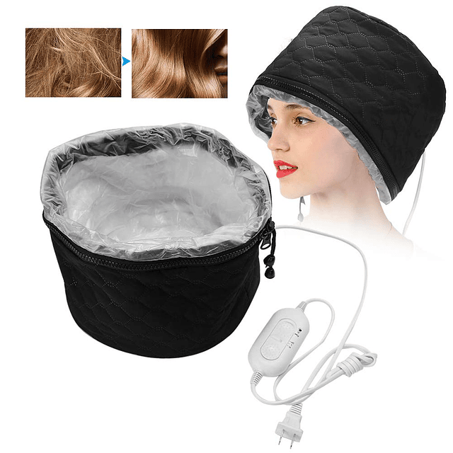 Gorro térmico eléctrico para el cabello, gorro térmico para