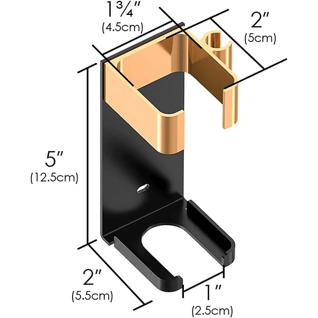 Soporte de pared para barriles de rizador de pelo Dyson Airw