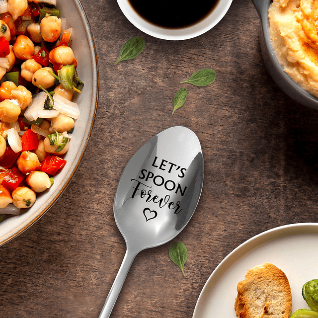 Let's Spoon Forever, divertida cuchara de acero inoxidable g