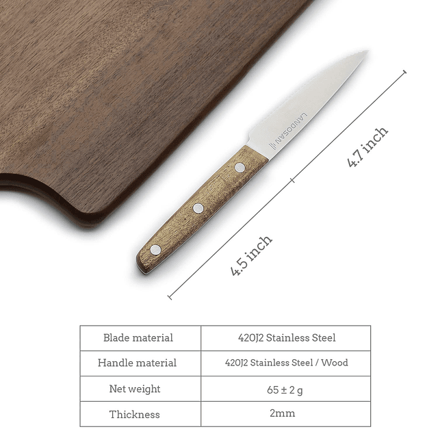 Juego de cuchillos para carne de 6 cuchillos para carne dent