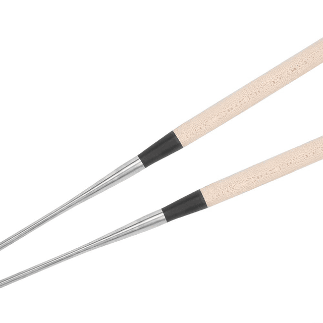 Palillos para sushi, palillos de metal extralargos de 11 pul