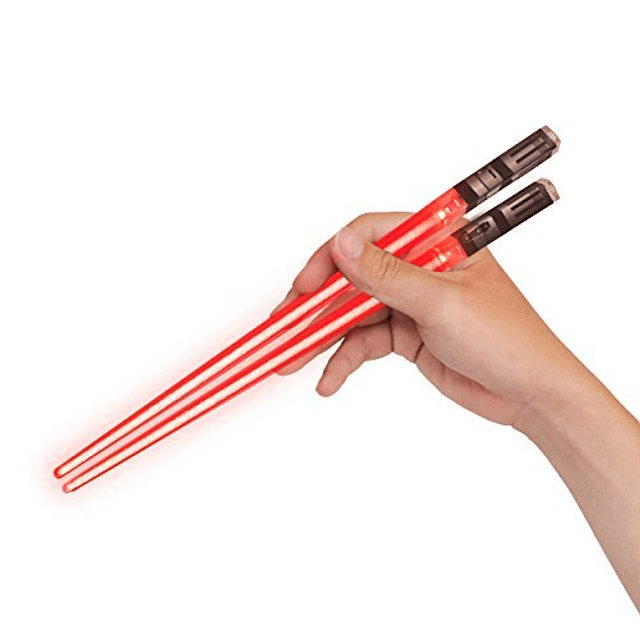 Sabres Chop Sable de luz Luz LED Palillos de Star Wars 1 par