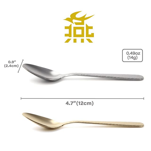 Juego de cucharas de café de cucharaditas hechas en Japón, c