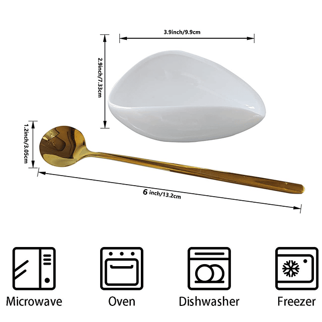 Paquete de 2 soportes para cucharas de café y cuchara, sopor