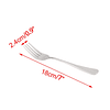Uxcell Tenedores de acero inoxidable, 6 unidades, tenedor pa