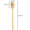 10 palitos de madera para cazos de miel, 6 pulgadas de largo