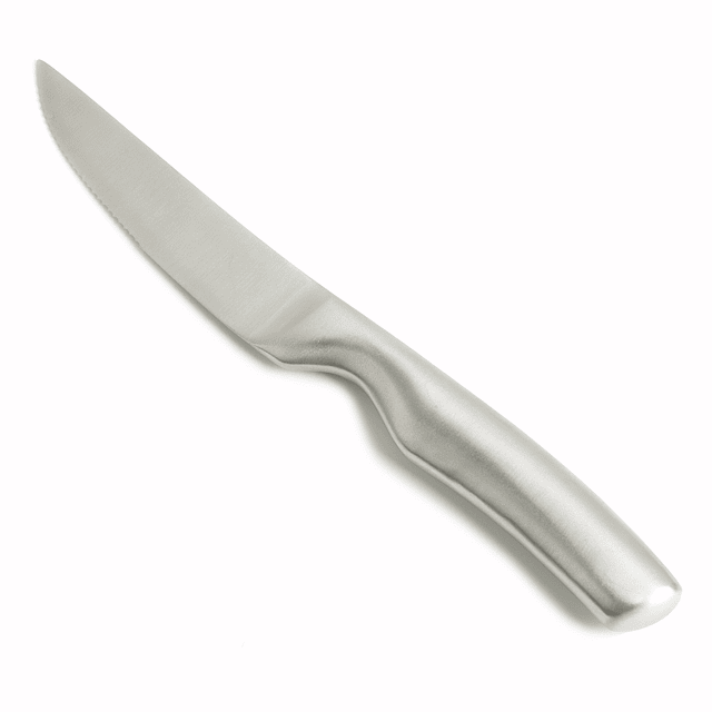 Prime Cut Cuchillo para carne con mango de acero inoxidable,