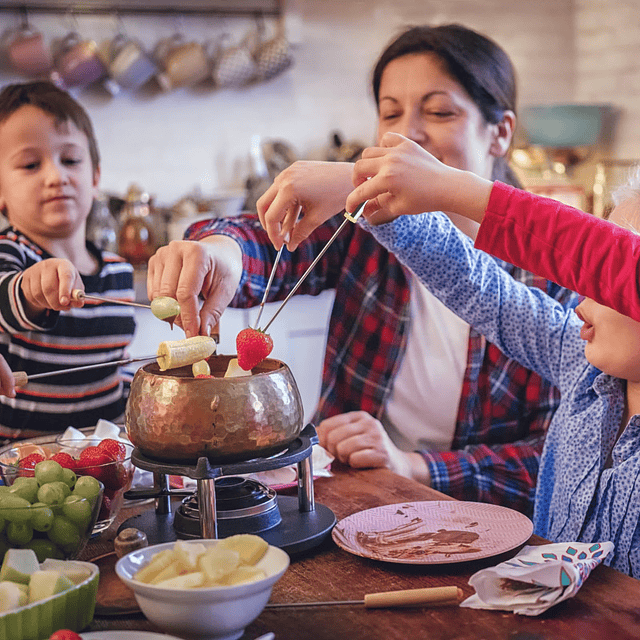 12 tenedores para fondue de 9,4 pulgadas, tenedores para fon