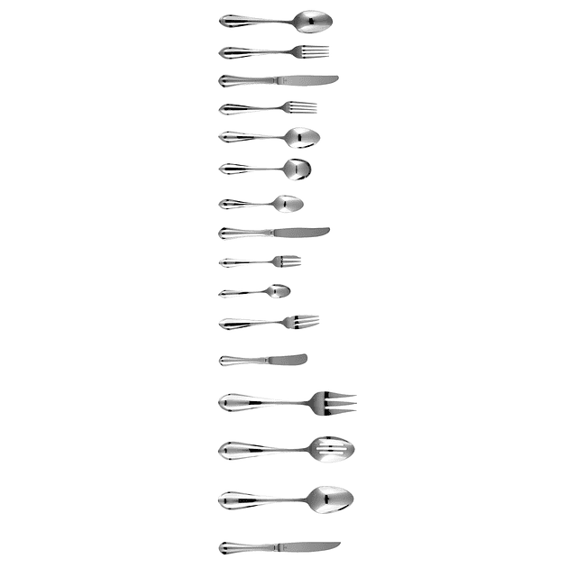 Forge Cubiertos de acero inoxidable 18/10, cucharas para té