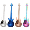 Juego de 4 cucharas de guitarra coloridas, cuchara musical d