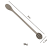 Varilla de silicona para cuchara de miel: 2 piezas de mango