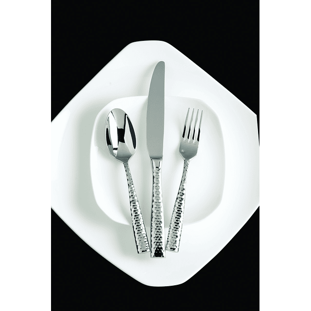 Lucca Tenedor de mesa para cubiertos de acero inoxidable 18/