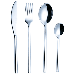 Silverware 24 piezas de cubiertos de acero inoxidable forjad