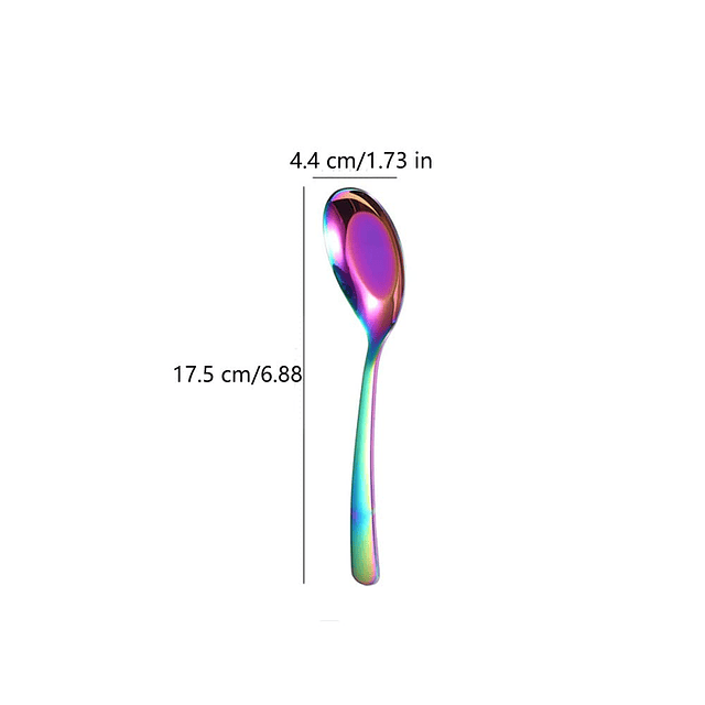 5 cucharas de sopa, cuchara de acero inoxidable, cucharas co