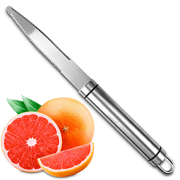 Cuchillo de cocina de acero inoxidable para pomelo, cuchillo