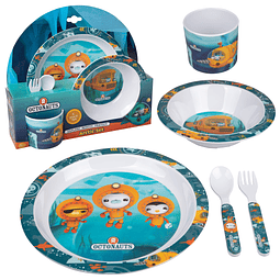 Octonauts Juego de alimentación para la hora de comer de 5 p