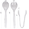 Utensilios de plástico para servir de , utensilio desechable