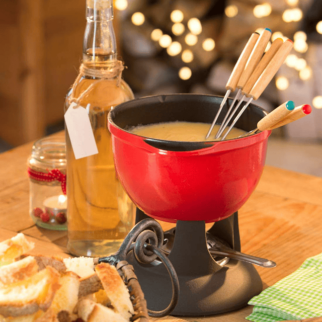 Tenedor para fondue, 18 tenedores para fondue con codificaci