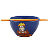 Naruto Uzumaki comiendo fideos 20 oz Ramen Bowl con palillos