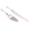 Juego de cuchillo y servidor para pastel de bodas