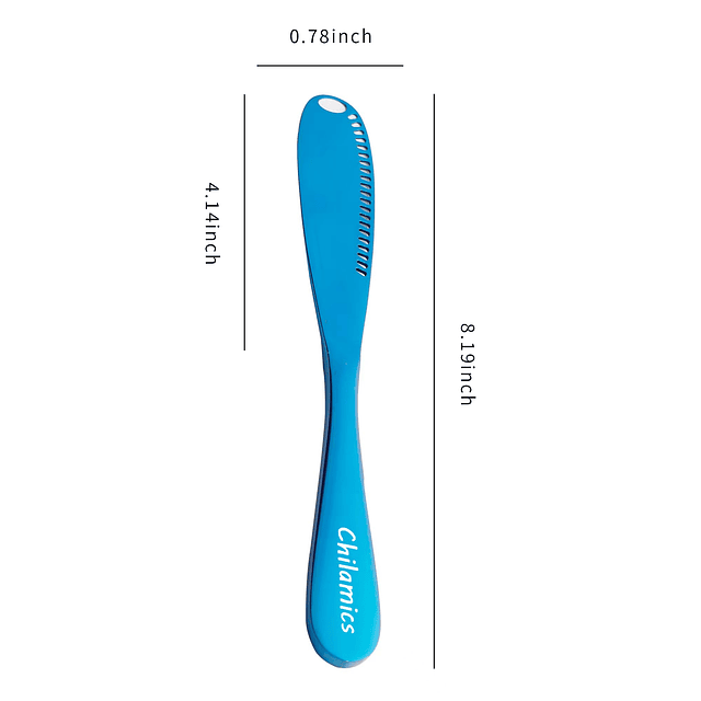 Chilamics Cuchillo para mantequilla, esparcidor de mantequil