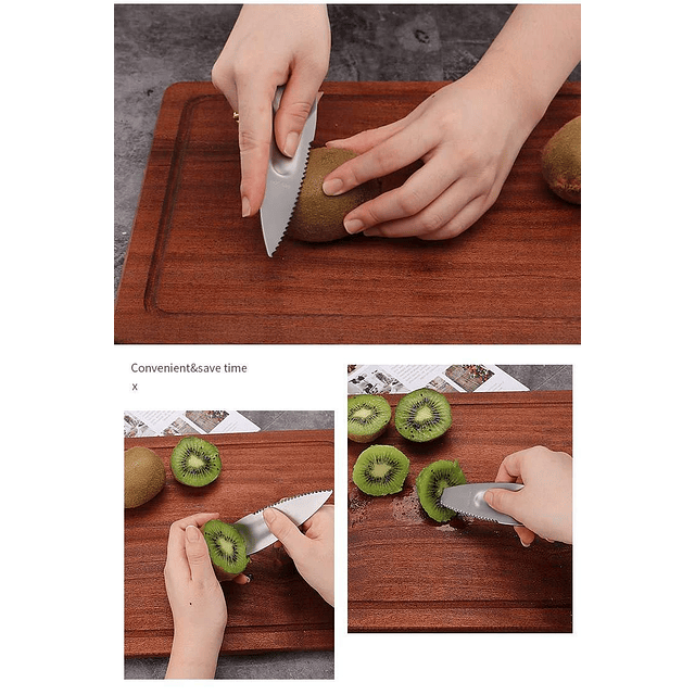 Kiwi Spoon Knife 2 en 1 Reutilizable Aguacates Cortador de F