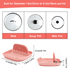 Soporte para cuchara y tapa de cocina, paquete de 2, soporte