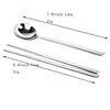 YAPULYA Juego de Cucharas y Palillos de Acero Inoxidable Pul