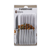 Juego de cuchillos para carne de acero inoxidable, 8 piezas,