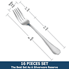 Tenedores para cena, juego de 16 tenedores para cubiertos de