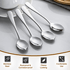 Hiware Cucharas de café expreso Demitasse de 6 piezas, mini