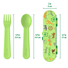 Juego de utensilios para niños - Tenedor, cuchara y estuche