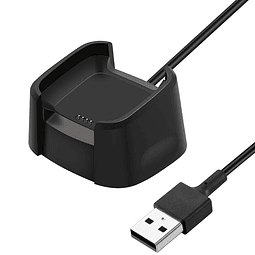 Compatible con cargador Fitbit Versa, cable de carga de repu