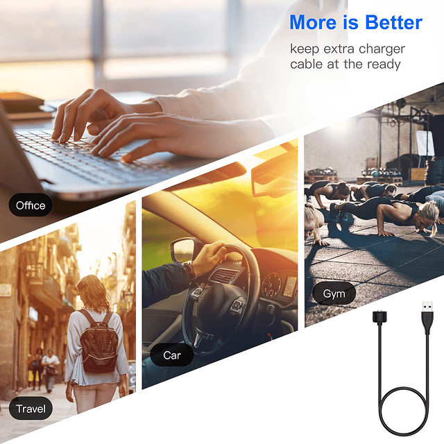 Cable cargador para Xiaomi Mi Band 7/6/5, reloj inteligente