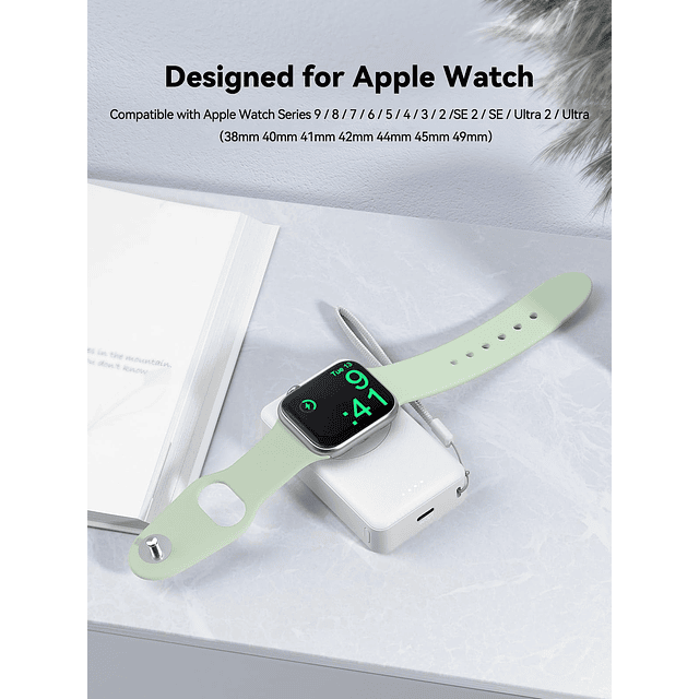 Cargador portátil para Apple Watch, cargador iWatch de 4000