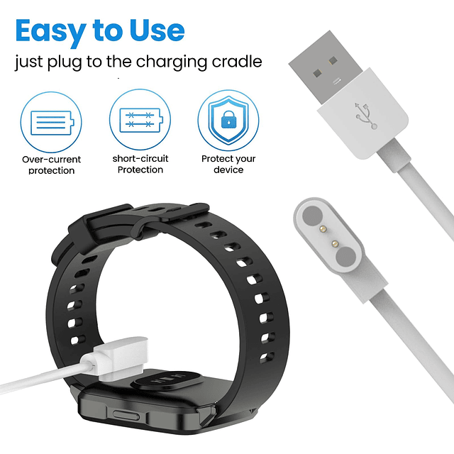 Cable de carga de repuesto compatible con Blackview BV-SW01/