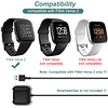 Cargador para Fitbit Versa 2, cable de carga de repuesto con