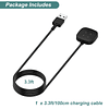 Cargador para Fitbit Sense/Sense 2/Versa 3/Versa 4, cable de