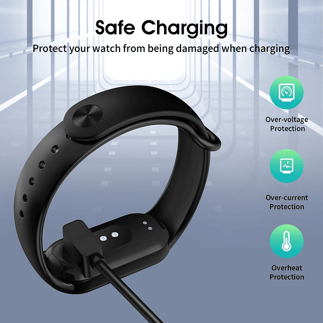 Cargador Compatible con Xiaomi Smart Band 9/Band 8/8 Pro/Act