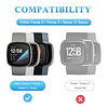 Cargador para Fitbit Versa 4/Versa 3/Sense 2/Sense, base de