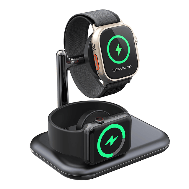 Soporte de cargador de reloj dual para Apple Watch 9/Ultra 2