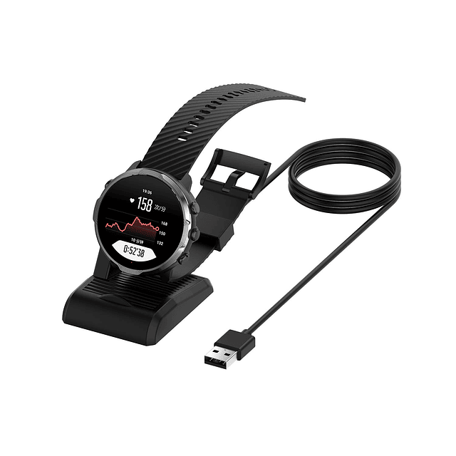 Base de carga compatible con Suunto 7, adaptador de soporte